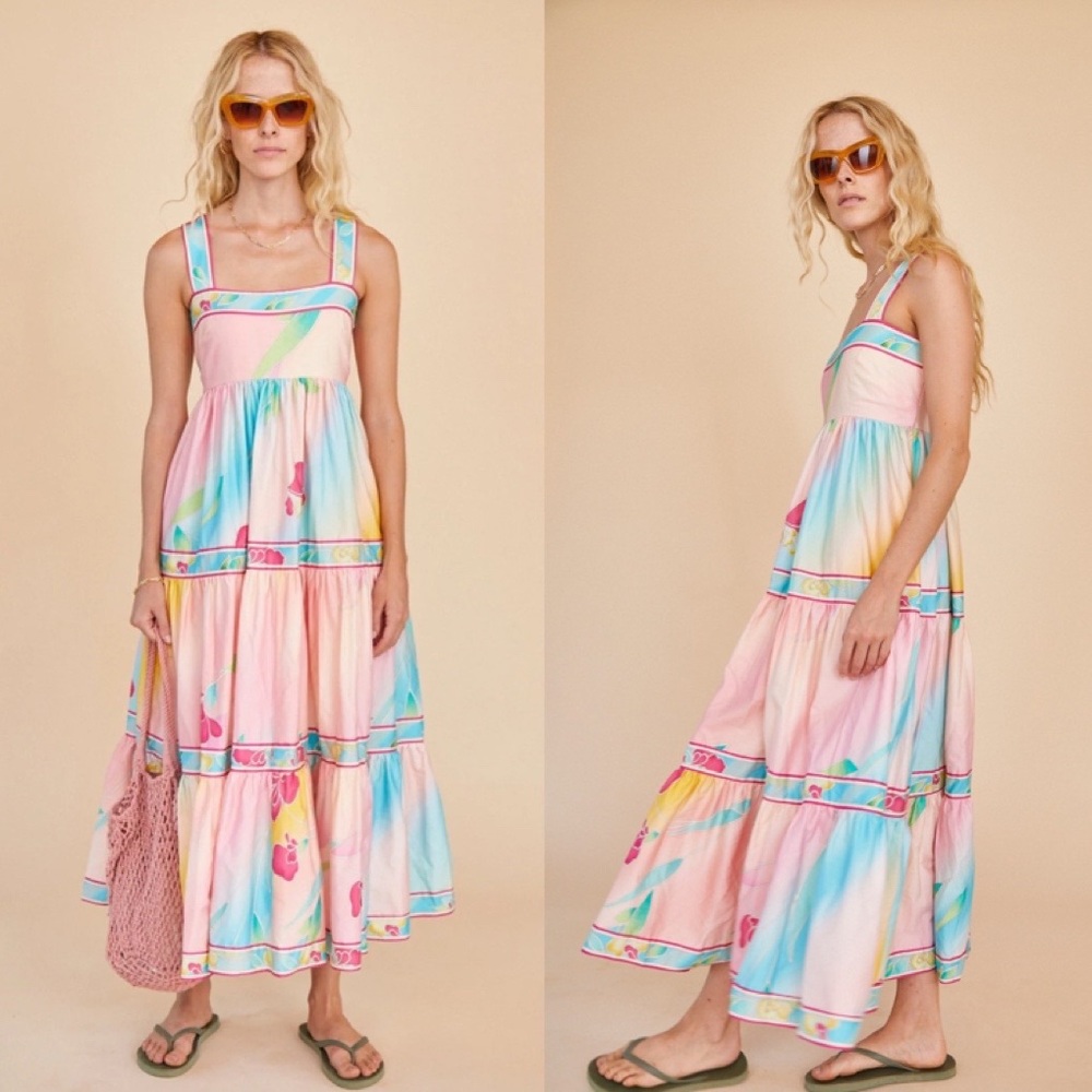 Hunter Bell Rita Dress Multi Flower - Picture 3 of 10
